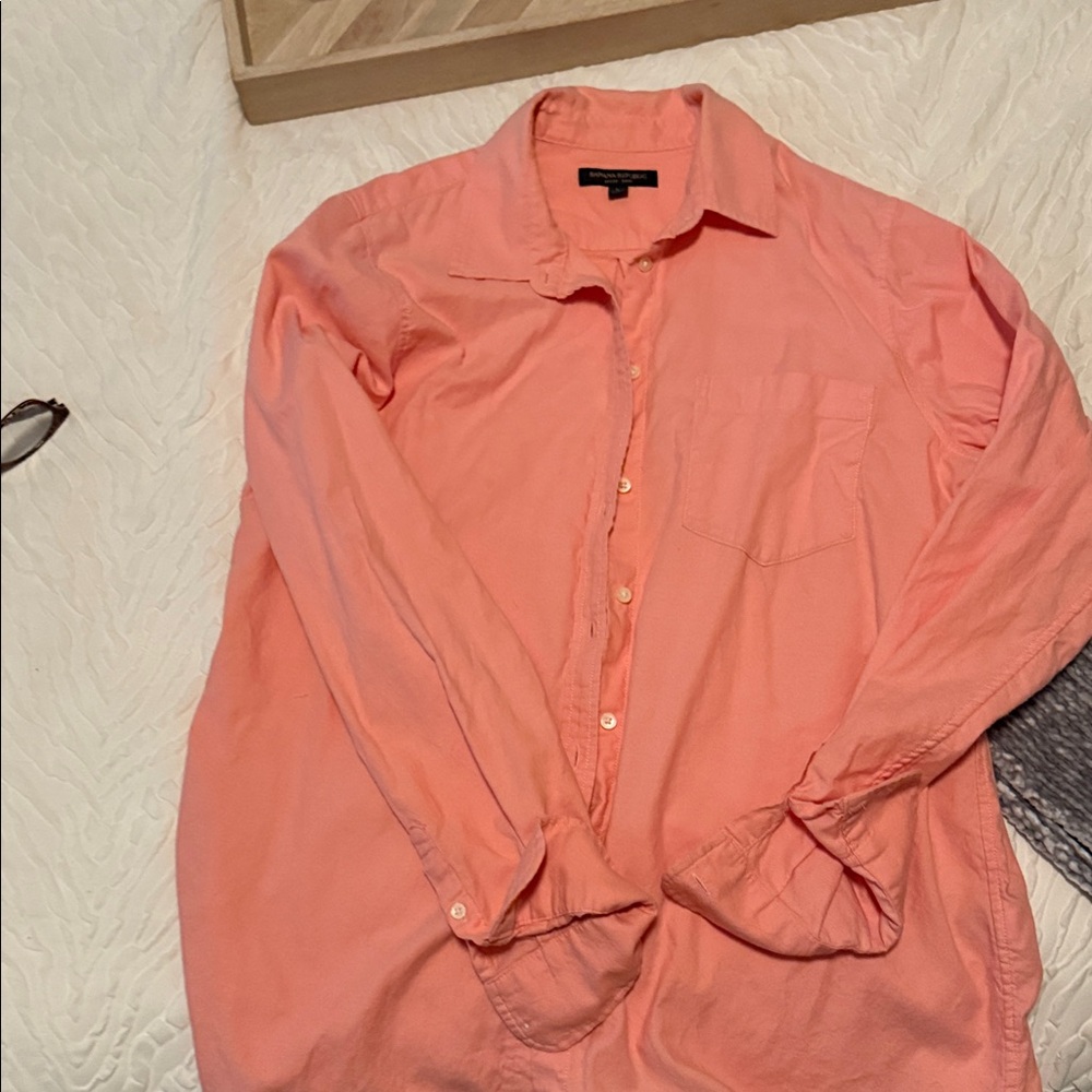 Banana Republic Peach Shirt